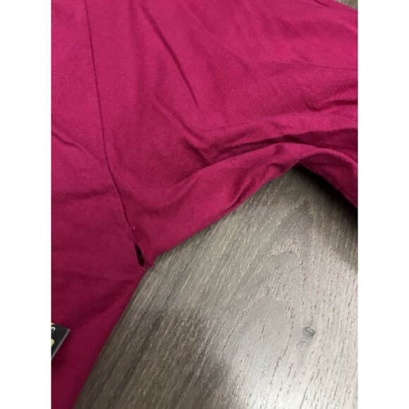 Vtg Russell Athletic Men’s Blank Button Up Jersey Pink XL Made In USA 1/2 Sleeve - Picture 9 of 9